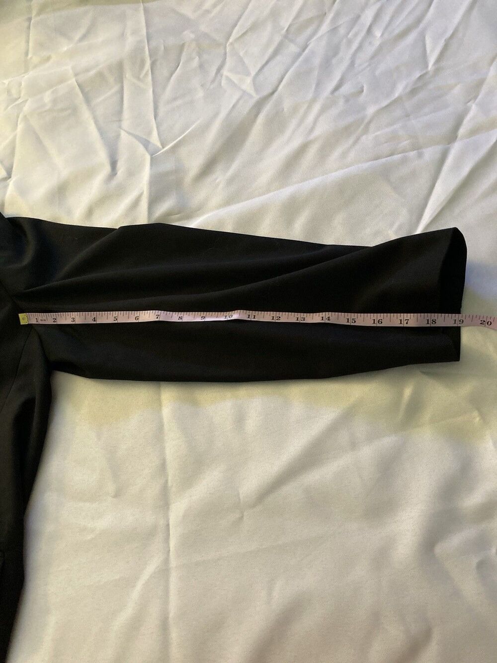 House of St. Benets Black Two Button Tuxedo Jacket Satin Lapel 52L Long - Picture 13 of 13
